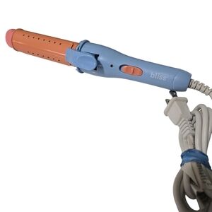 BLISS 3 In 1 Styler- Hair Straightener Curling Iron And Wand Blau Pink